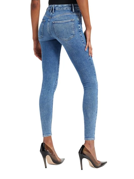 GOOD AMERICAN Good Legs Deep-V High-Rise Jeans 6 GOOD AMERICAN Good Legs Deep-V High-Rise Jeans - Image 6