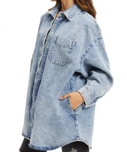 GOOD AMERICAN Denim Pocket Shacket 13 GOOD AMERICAN Denim Pocket Shacket -GOOD AMERICAN Sales unnamed file 895