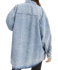 GOOD AMERICAN Denim Pocket Shacket 14 GOOD AMERICAN Denim Pocket Shacket -GOOD AMERICAN Sales unnamed file 896