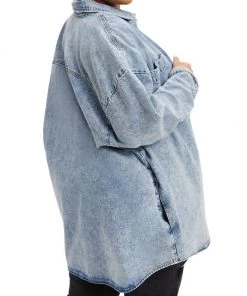 GOOD AMERICAN Denim Pocket Shacket 17 GOOD AMERICAN Denim Pocket Shacket -GOOD AMERICAN Sales unnamed file 899