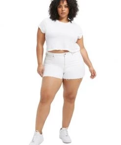 GOOD AMERICAN Good '90S Twill Shorts -GOOD AMERICAN Sales unnamed file 912