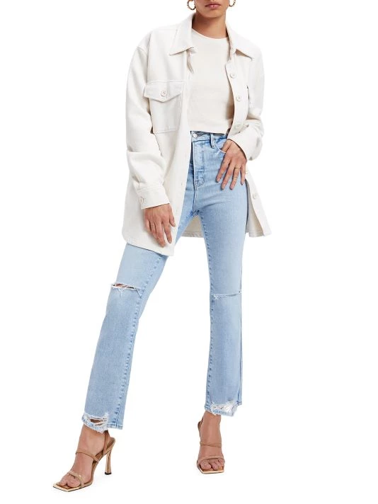 GOOD AMERICAN Good Curve Straight Mid-Rise Jeans 2 GOOD AMERICAN Good Curve Straight Mid-Rise Jeans - Image 2