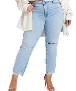 GOOD AMERICAN Good Curve Straight Mid-Rise Jeans 12 GOOD AMERICAN Good Curve Straight Mid-Rise Jeans -GOOD AMERICAN Sales unnamed file 932