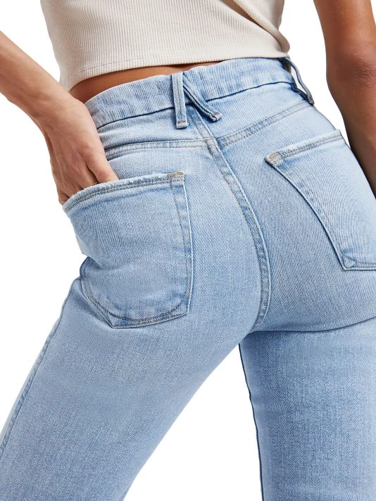 GOOD AMERICAN Good Curve Straight Mid-Rise Jeans 10 GOOD AMERICAN Good Curve Straight Mid-Rise Jeans - Image 10