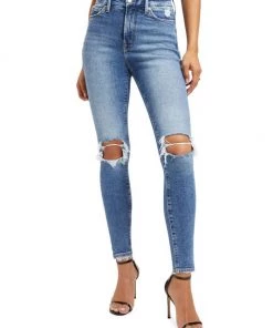 GOOD AMERICAN Good Waist Distressed Jeans -GOOD AMERICAN Sales unnamed file 943