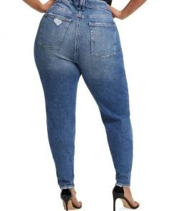 GOOD AMERICAN Good Waist Distressed Jeans -GOOD AMERICAN Sales unnamed file 949