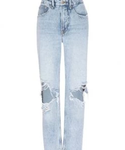 GOOD AMERICAN Good Heritage Distressed Jeans