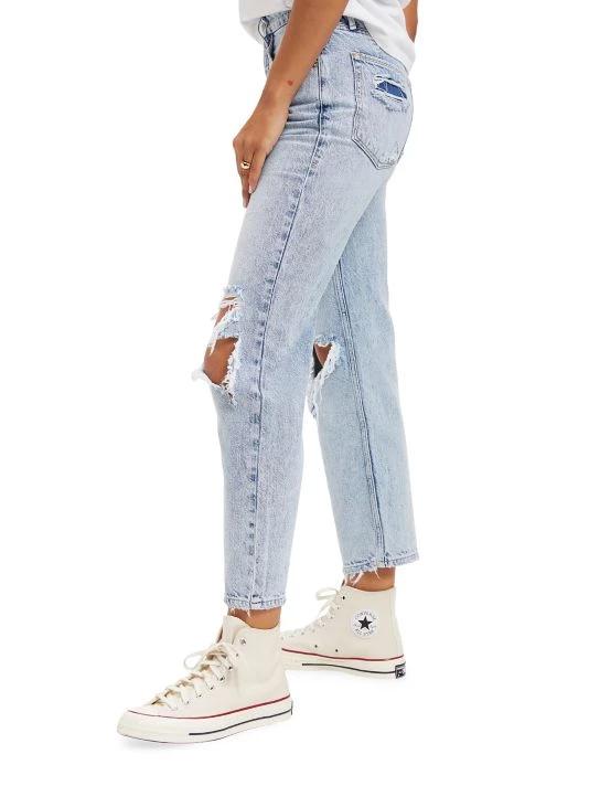 GOOD AMERICAN Good Heritage Distressed Jeans 6 GOOD AMERICAN Good Heritage Distressed Jeans - Image 6