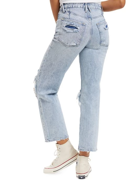 GOOD AMERICAN Good Heritage Distressed Jeans 7 GOOD AMERICAN Good Heritage Distressed Jeans - Image 7