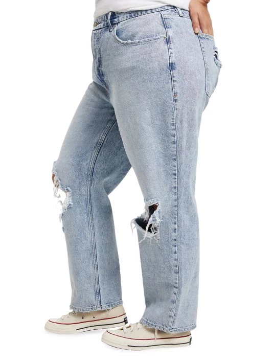 GOOD AMERICAN Good Heritage Distressed Jeans 9 GOOD AMERICAN Good Heritage Distressed Jeans - Image 9