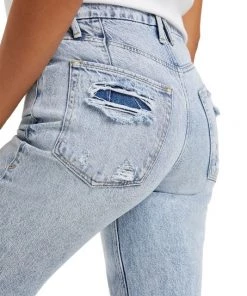 GOOD AMERICAN Good Heritage Distressed Jeans 21 GOOD AMERICAN Good Heritage Distressed Jeans -GOOD AMERICAN Sales unnamed file 985