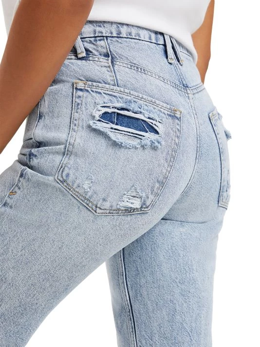 GOOD AMERICAN Good Heritage Distressed Jeans 11 GOOD AMERICAN Good Heritage Distressed Jeans - Image 11