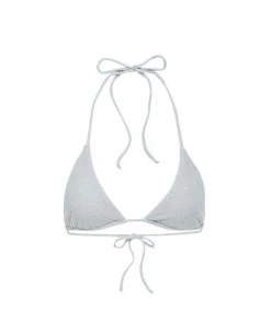 GOOD AMERICAN Sparkle Tiny Ties Bikini Top